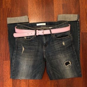 NWOT Gap Pink Leather Belt Sz M